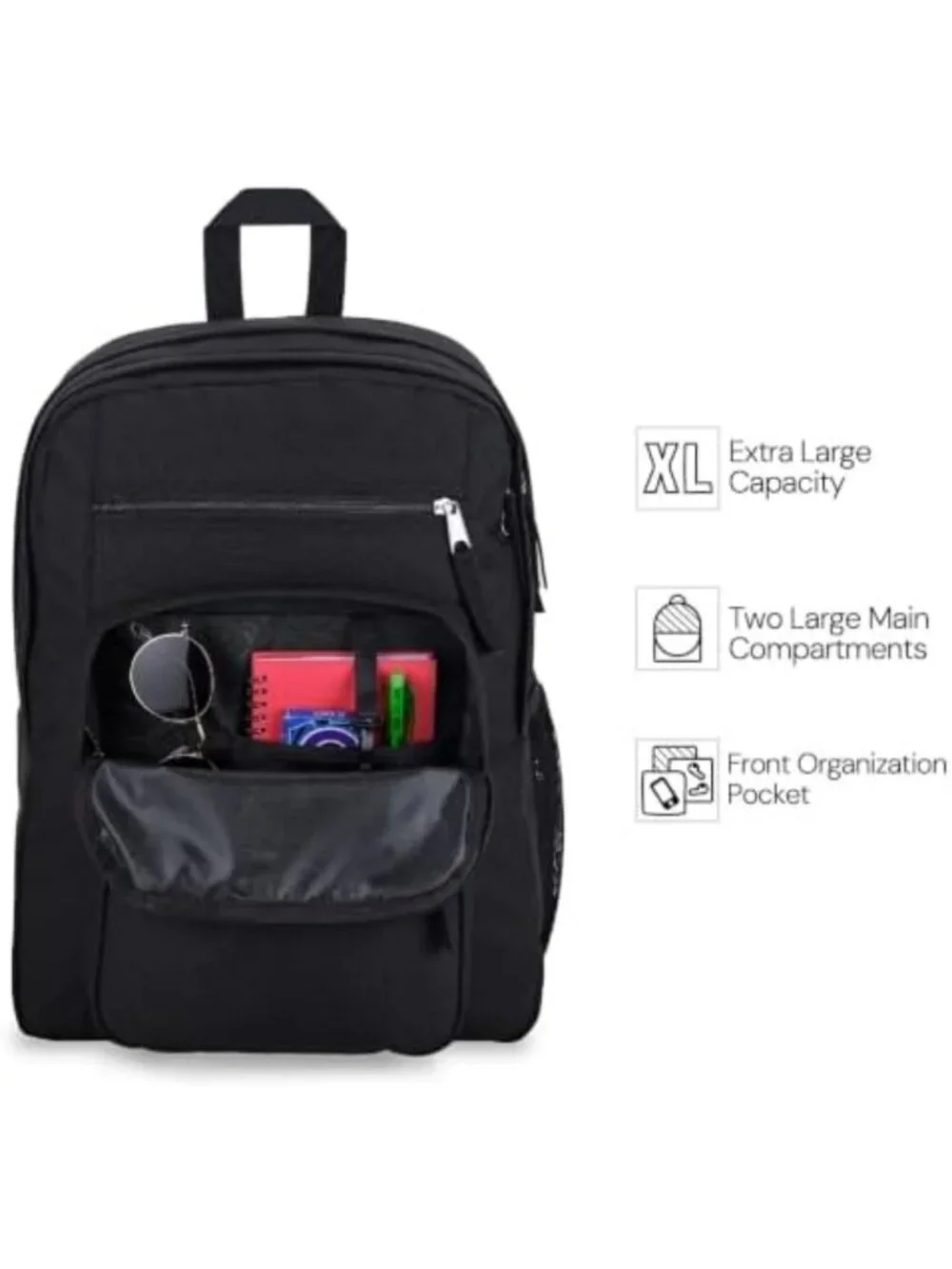 Stylish Laptop Backpack with 2 Compartments, Ergonomic Straps & 15” Sleeve